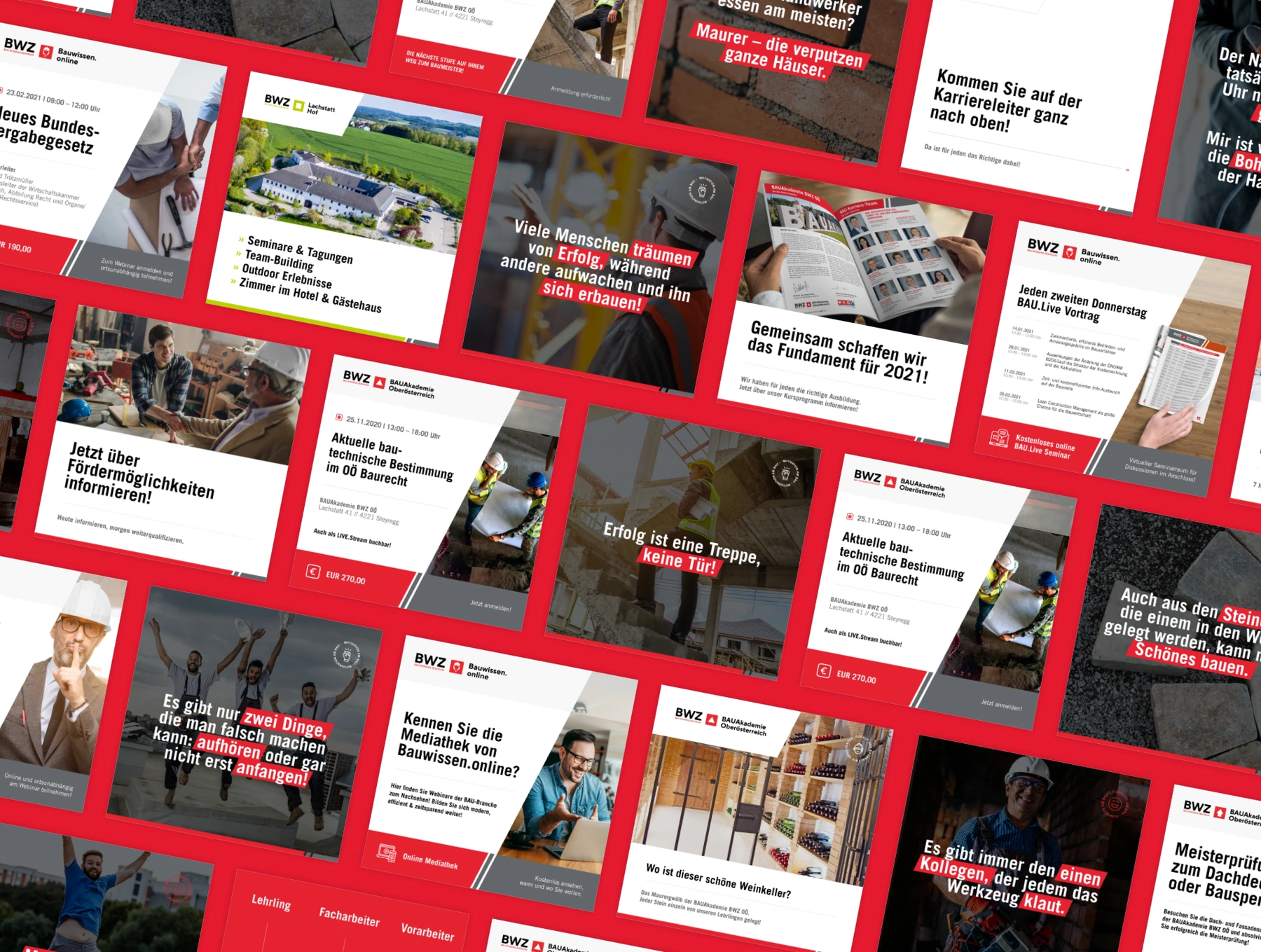 BAUAkademie BWZ OÖ – Social Media Betreuung | MOREMEDIA®