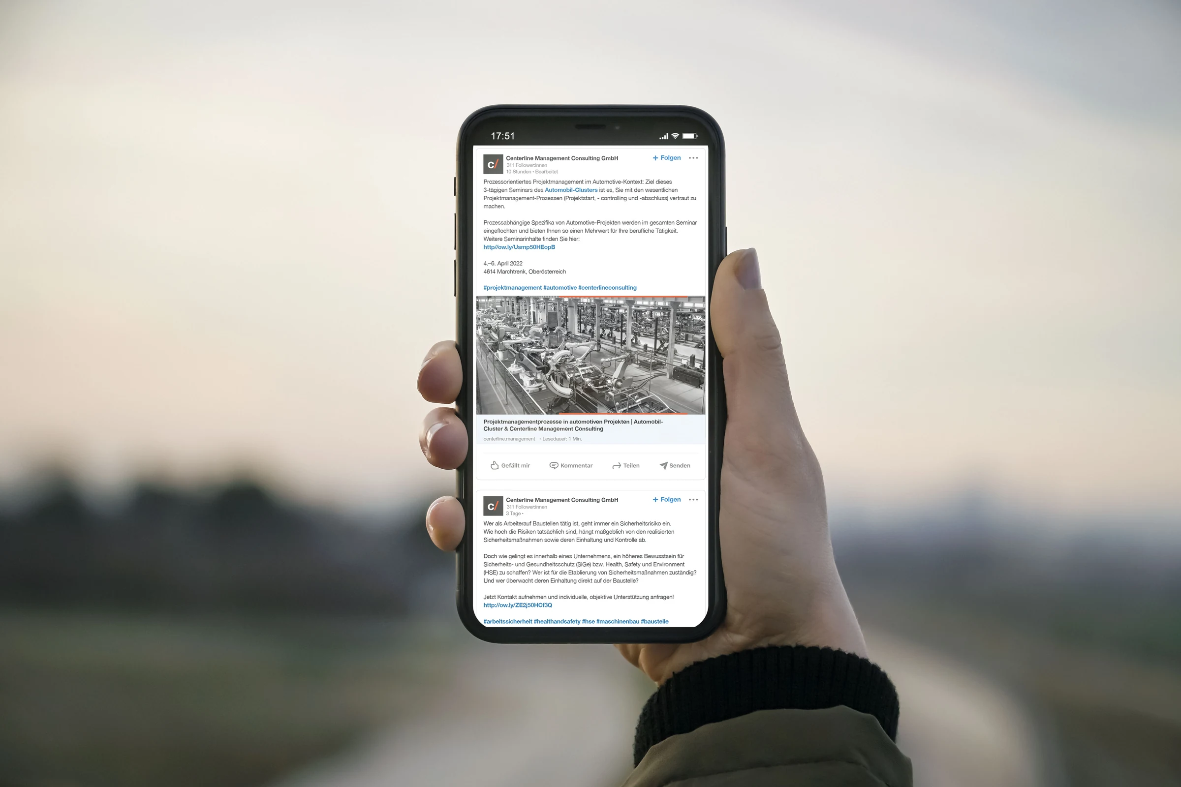 centerline socmed iphone moremedia advertising agency linz
