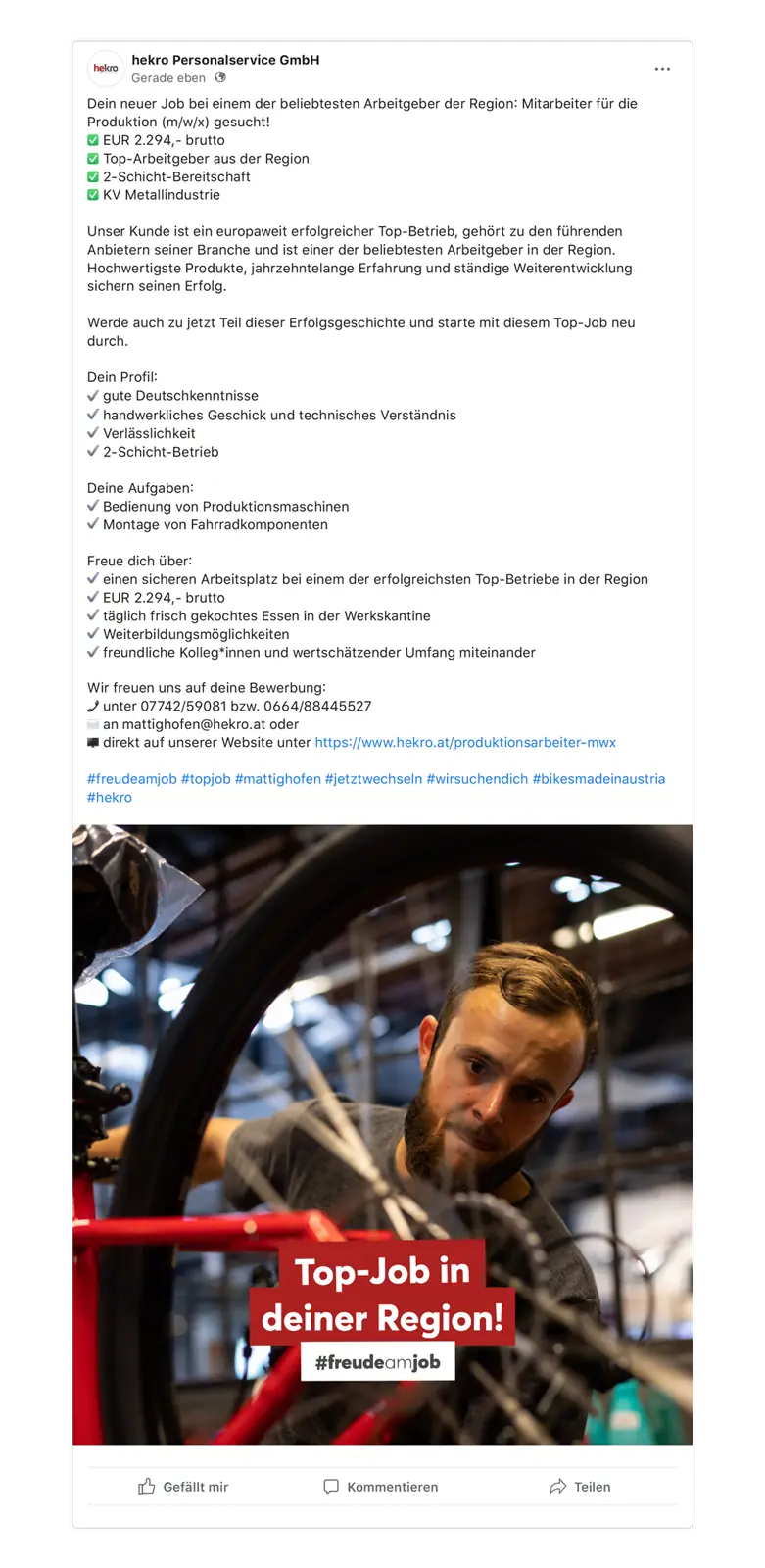 hekro – Crossmedia Recruiting Kampagne | MOREMEDIA®