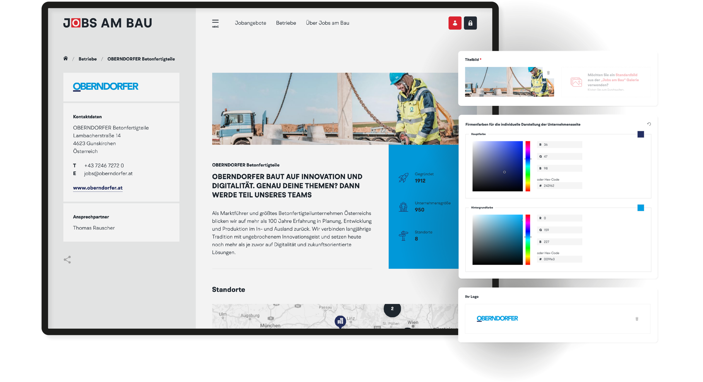 Jobs am Bau – Das neue Bau-Jobportal Österreichs | MOREMEDIA®