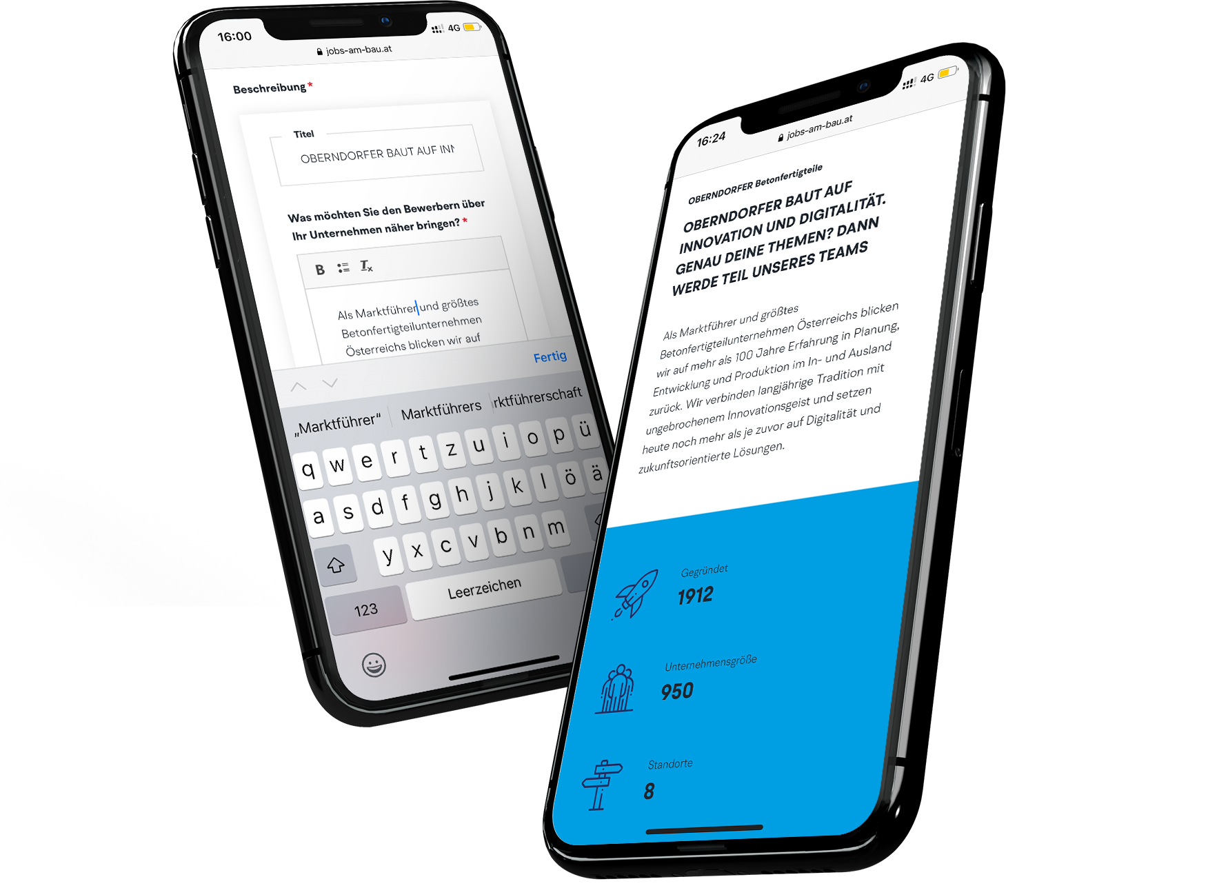 Jobs am Bau – Das neue Bau-Jobportal Österreichs | MOREMEDIA®