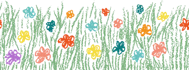 kinder pvz illustration blumenwiese mobil