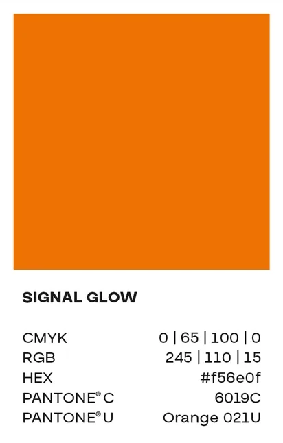 Colour card Signal Glow
