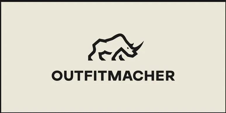 OUTFITMACHER logo – wordmark dark on light