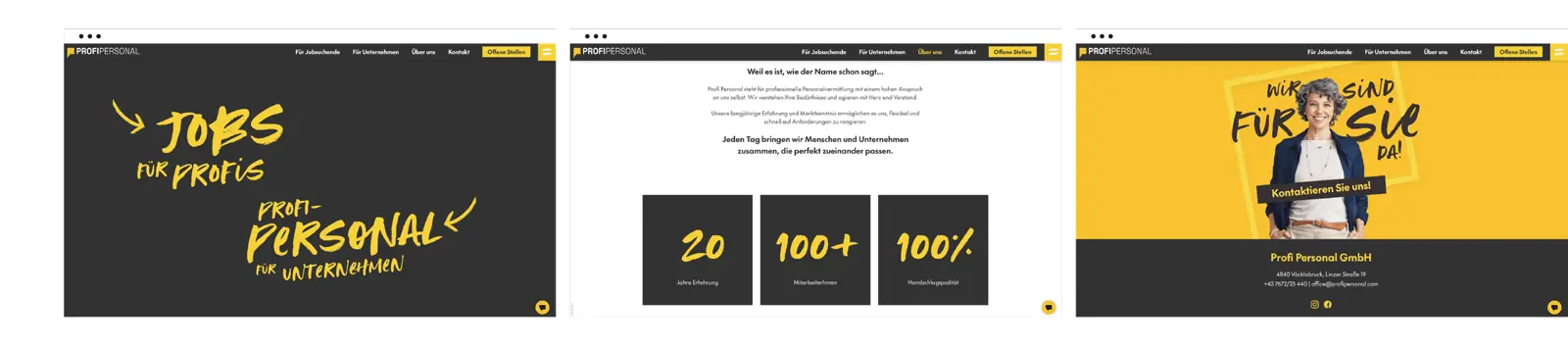 moremedia werbeagentur linz profi personal screen 1