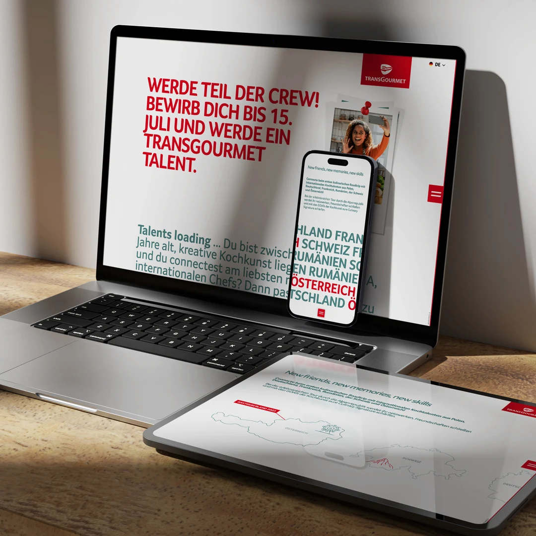 moremedia advertising agency linz web mockup mobile transgourmet