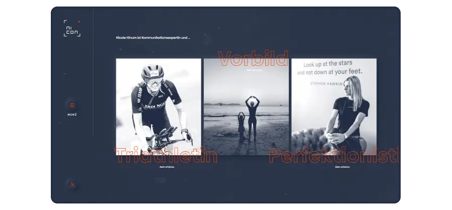 NICON – Webdesign und Webentwicklung für Markenexpertin Nicole Hinum | MOREMEDIA®