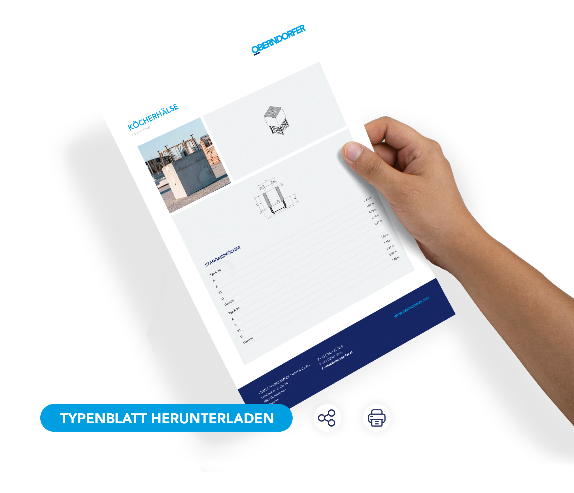 OBERNDORFER – Neue Website für den Pionier im Bereich Betonfertigteile | MOREMEDIA®