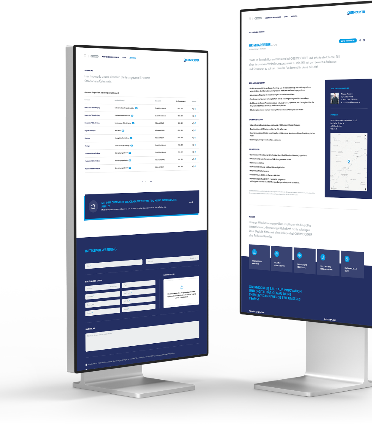 OBERNDORFER – Neue Website für den Pionier im Bereich Betonfertigteile | MOREMEDIA®