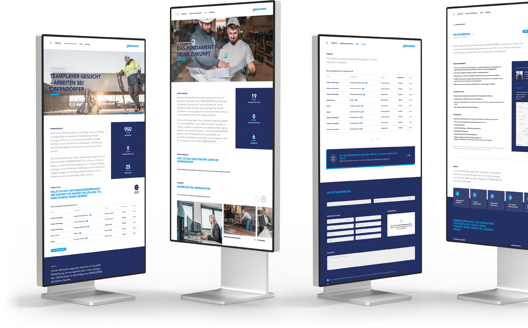 OBERNDORFER – Neue Website für den Pionier im Bereich Betonfertigteile | MOREMEDIA®