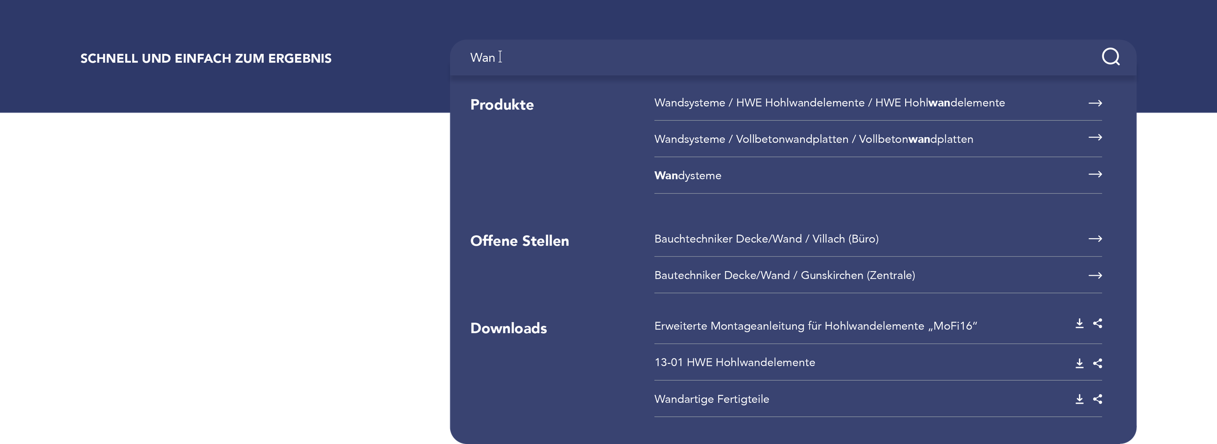 OBERNDORFER – Neue Website für den Pionier im Bereich Betonfertigteile | MOREMEDIA®