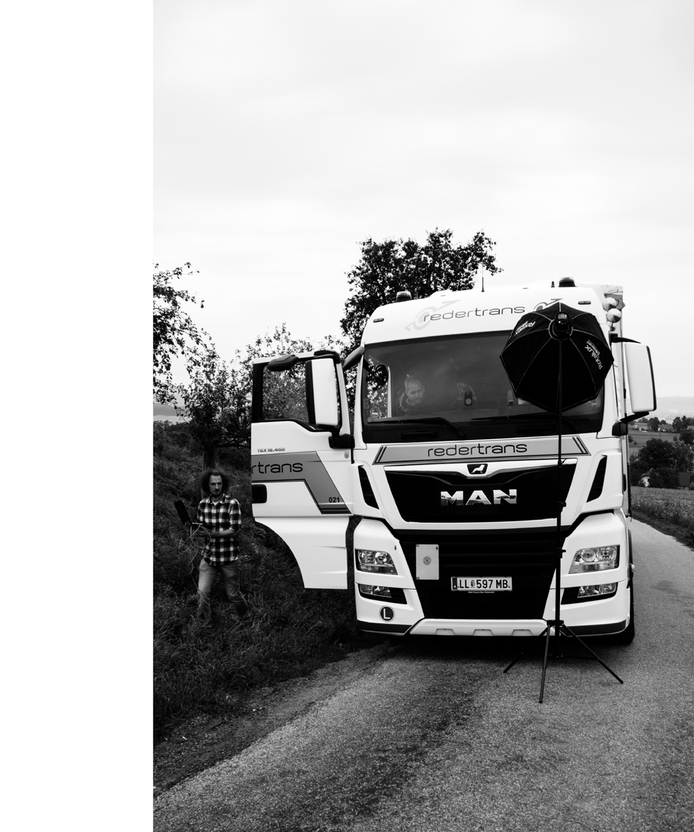 Photo shoot for the employer branding campaign for Reder Transporte