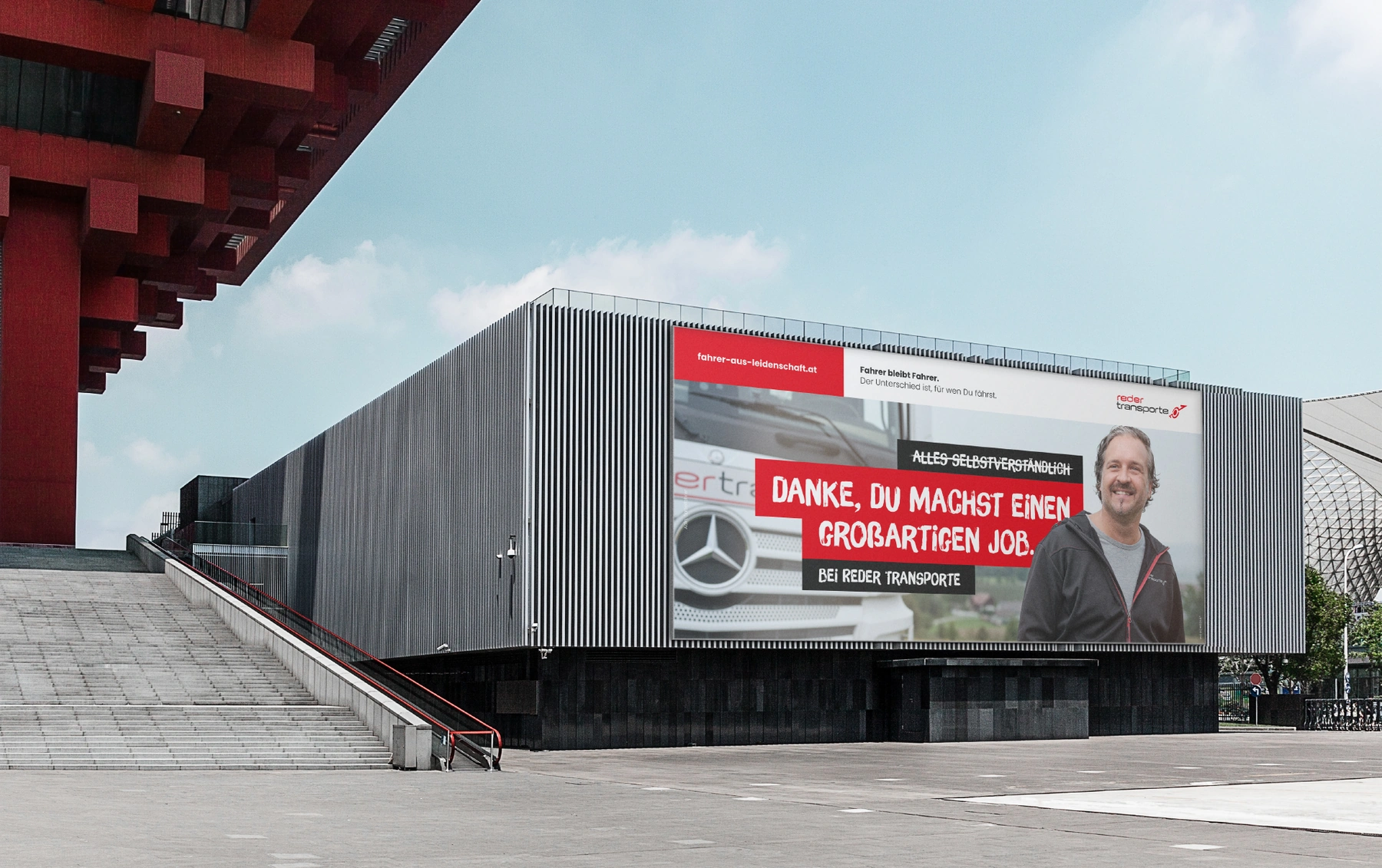 Fahrer bleibt Fahrer - recruiting campaign for Reder Transporte Fahrer bleibt Fahrer - recruiting campaign for Reder Transporte