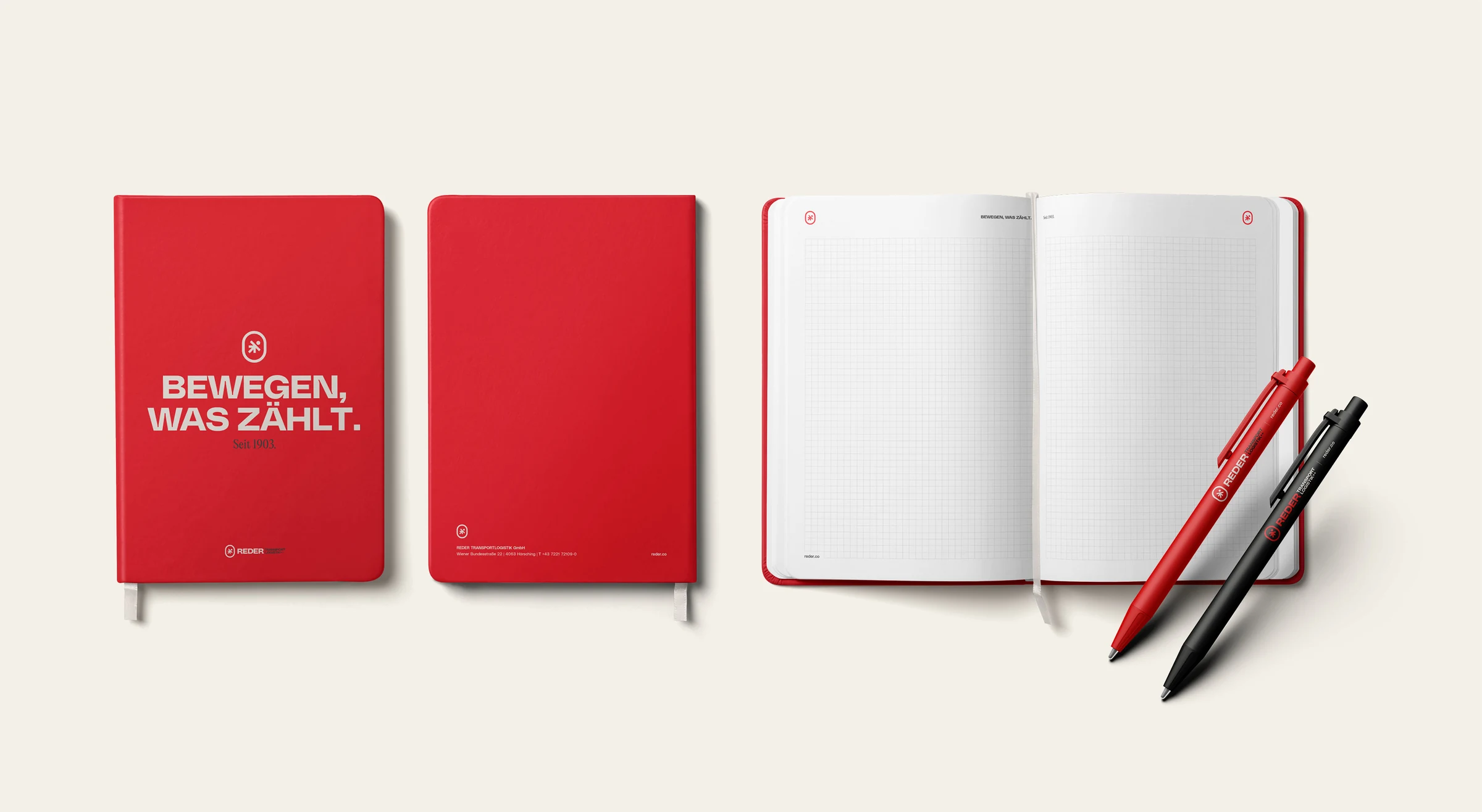 reder advertising materials notebook 1