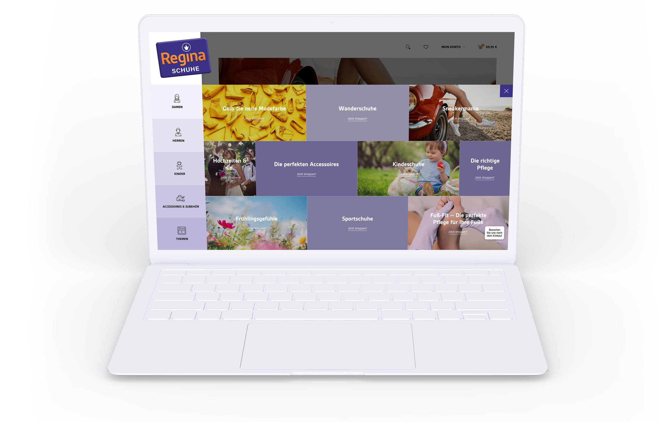 regina schuhe website 12 moremedia werbeagentur linz