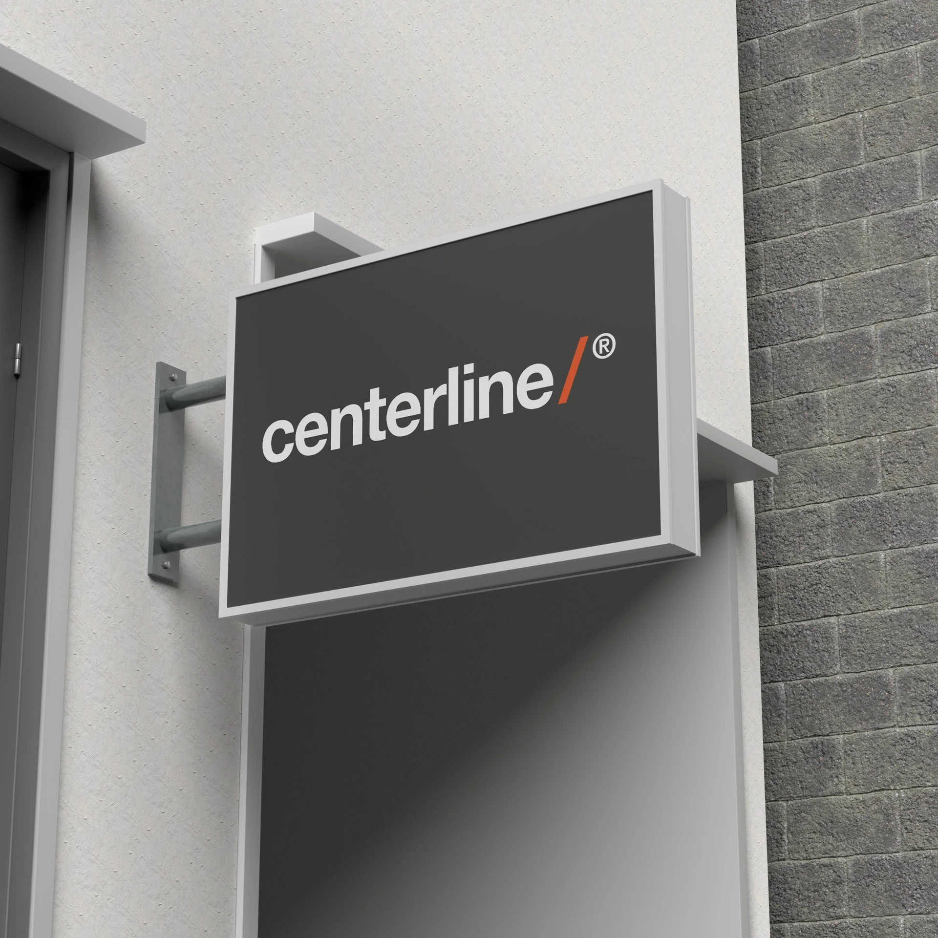 centerline slider sign mobile moremedia advertising agency linz