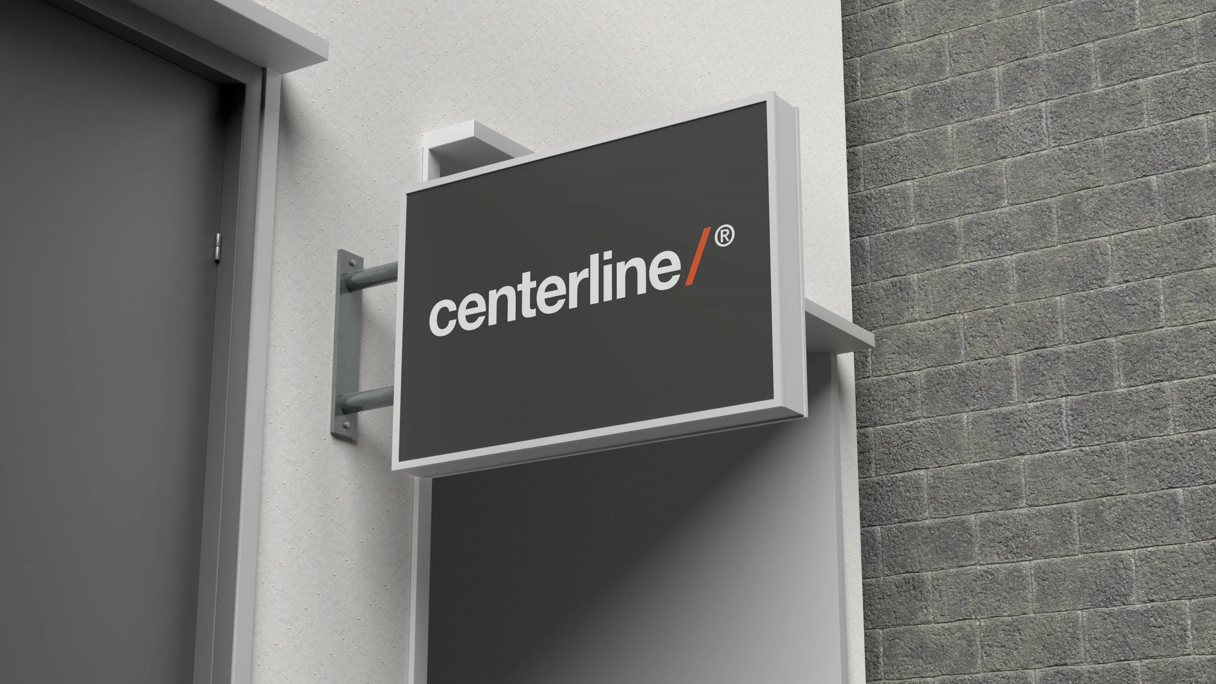 centerline slider sign moremedia advertising agency linz
