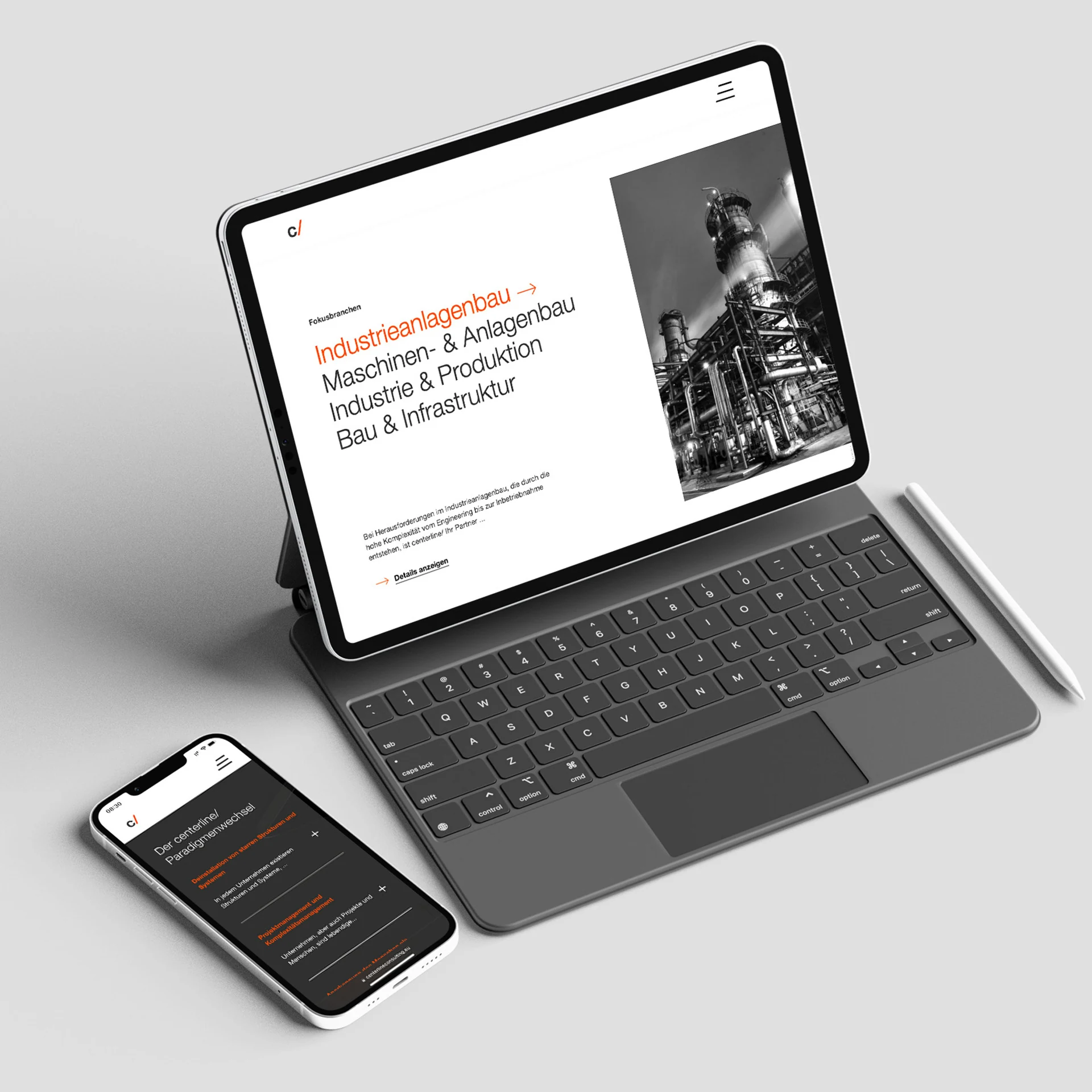centerline slider web mobile 3 moremedia advertising agency linz