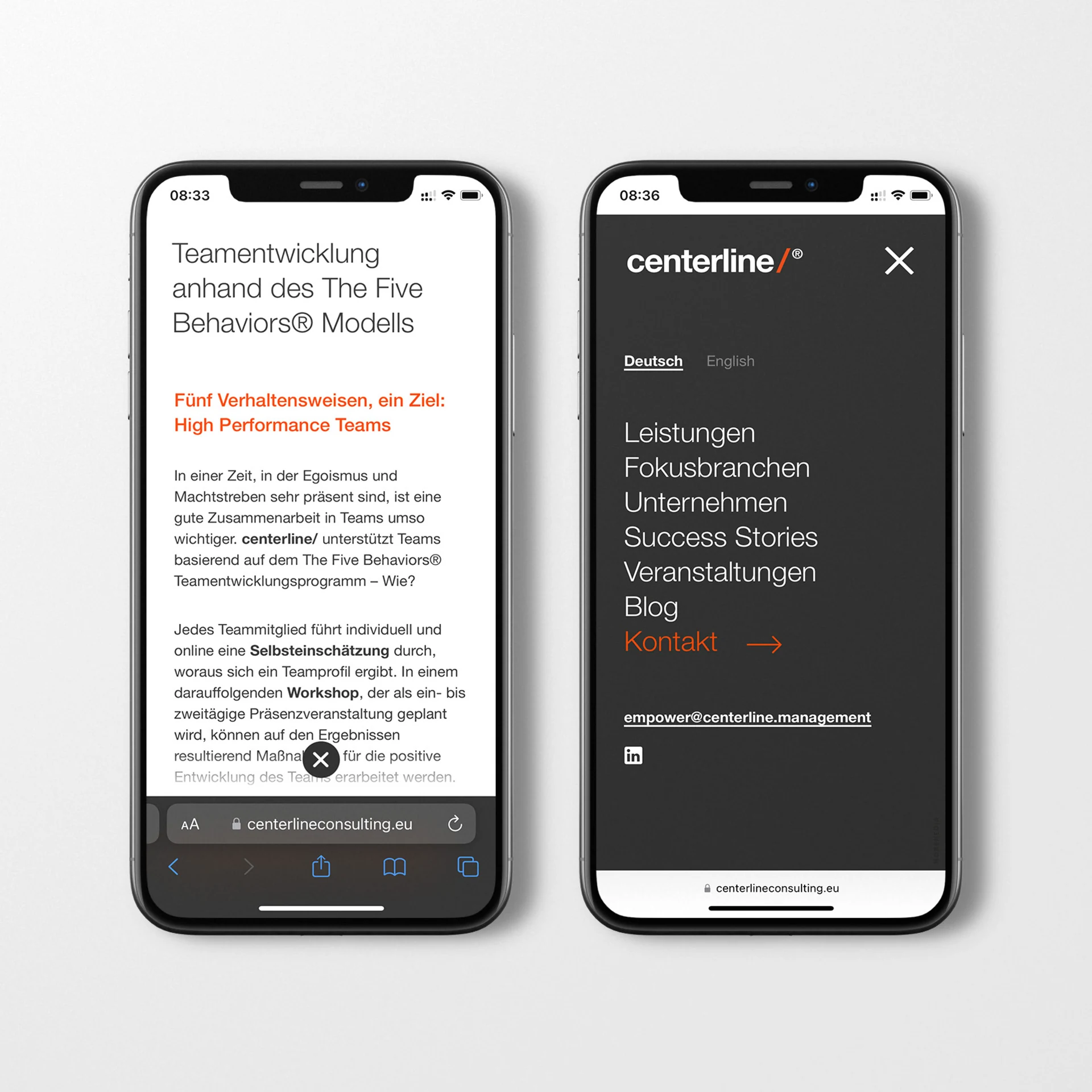 centerline slider web mobile 4 moremedia advertising agency linz