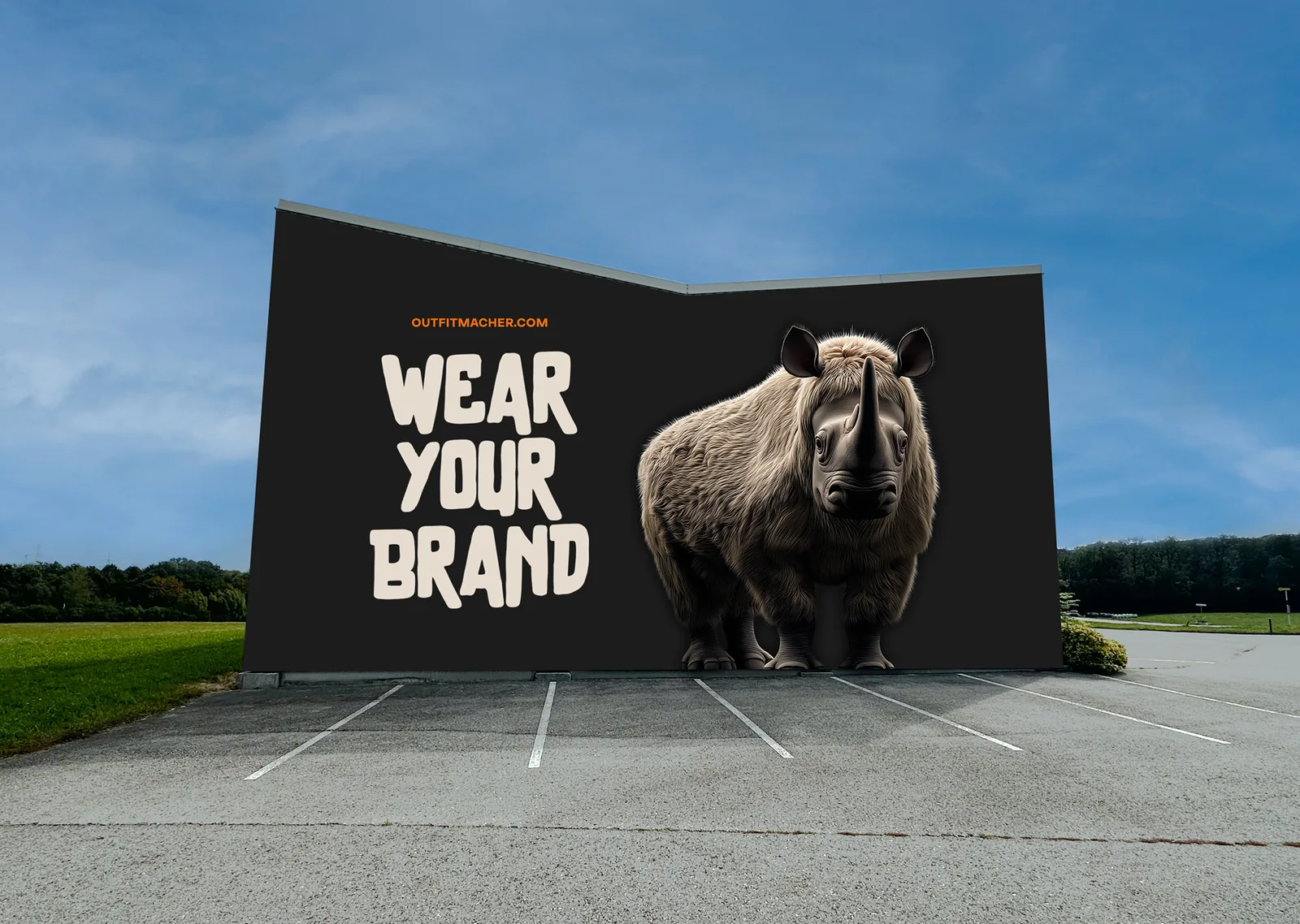Signage OUTFITMACHER signage 2 – MOREMEDIA®