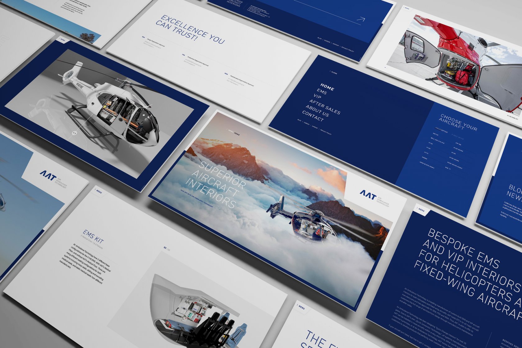 Die neue Website von Air Ambulance Technology