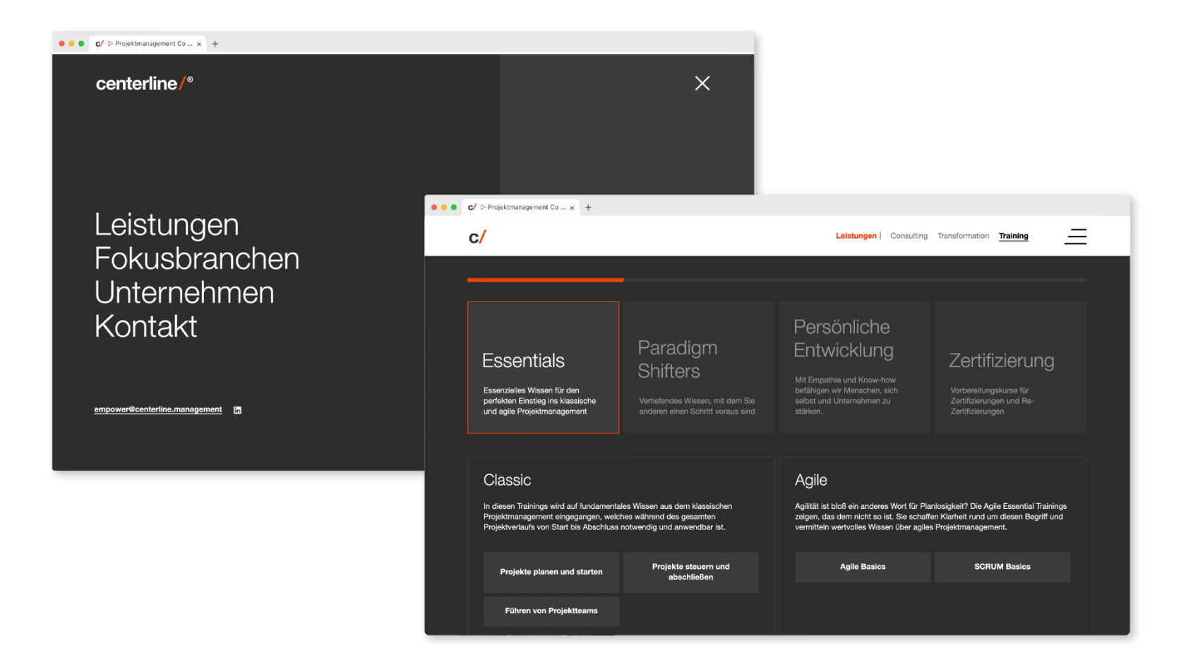 centerline screen 3 mobil moremedia werbeagentur linz