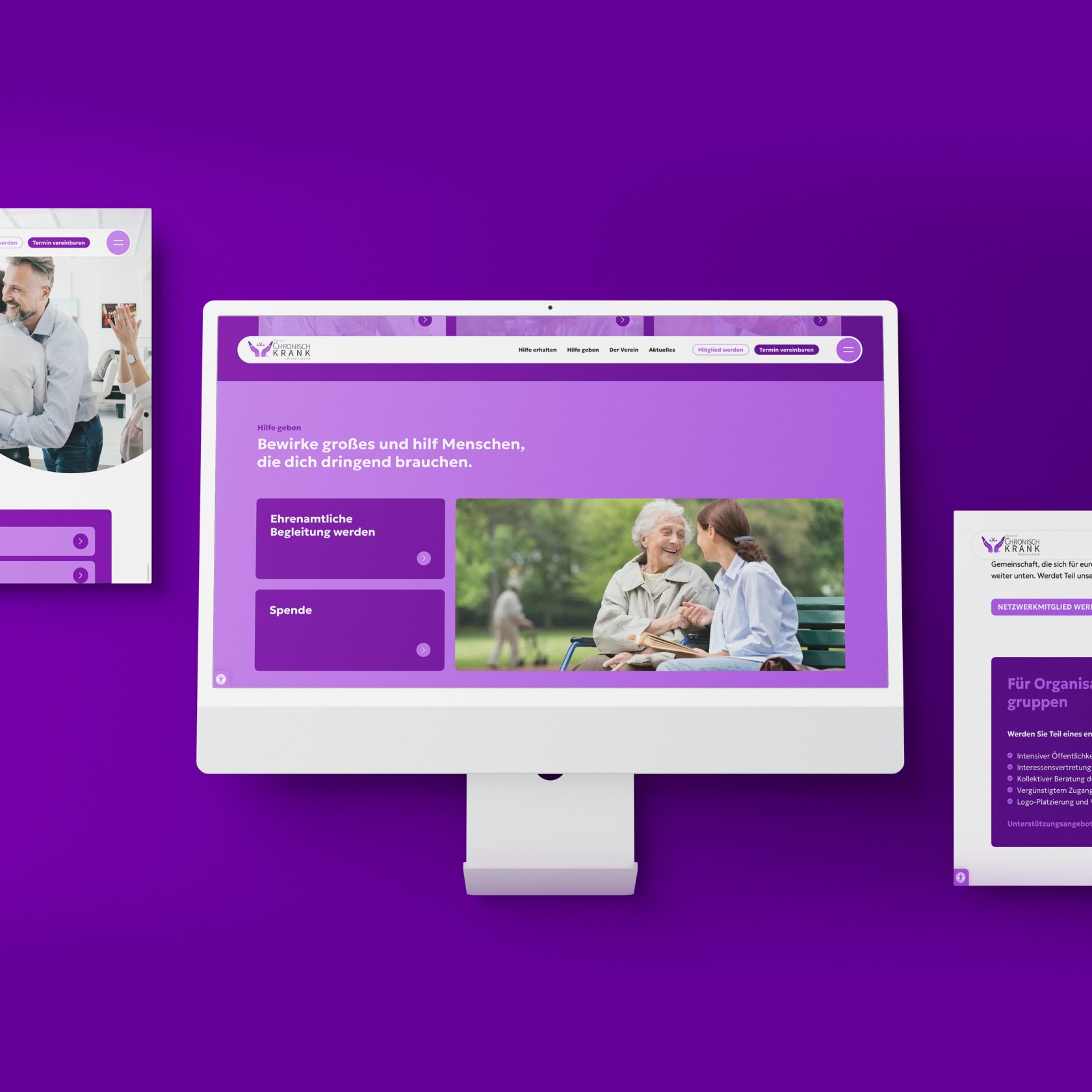 chronischkrank web mockup mobil