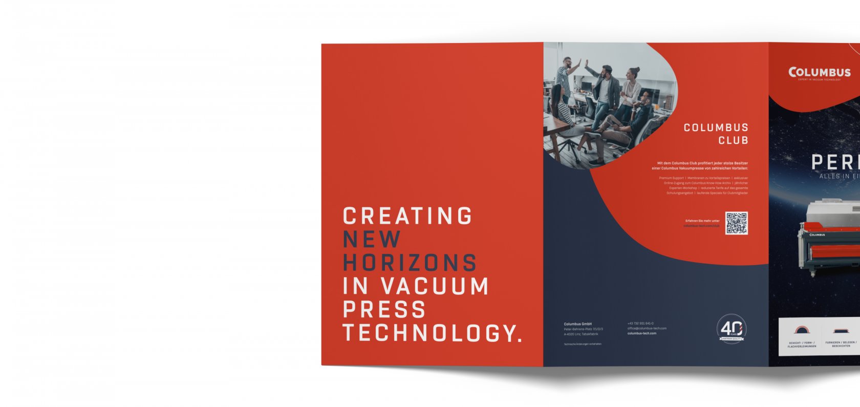 Columbus GmbH – Creating new horizons in vacuum press technology.  |  MOREMEDIA®