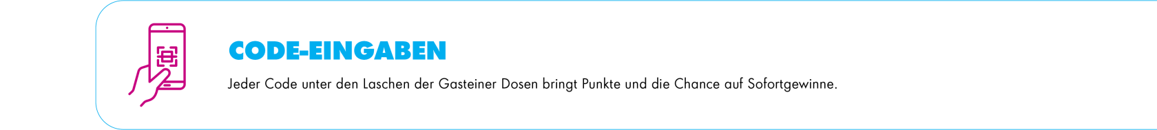 gasteiner infinity code eingabe