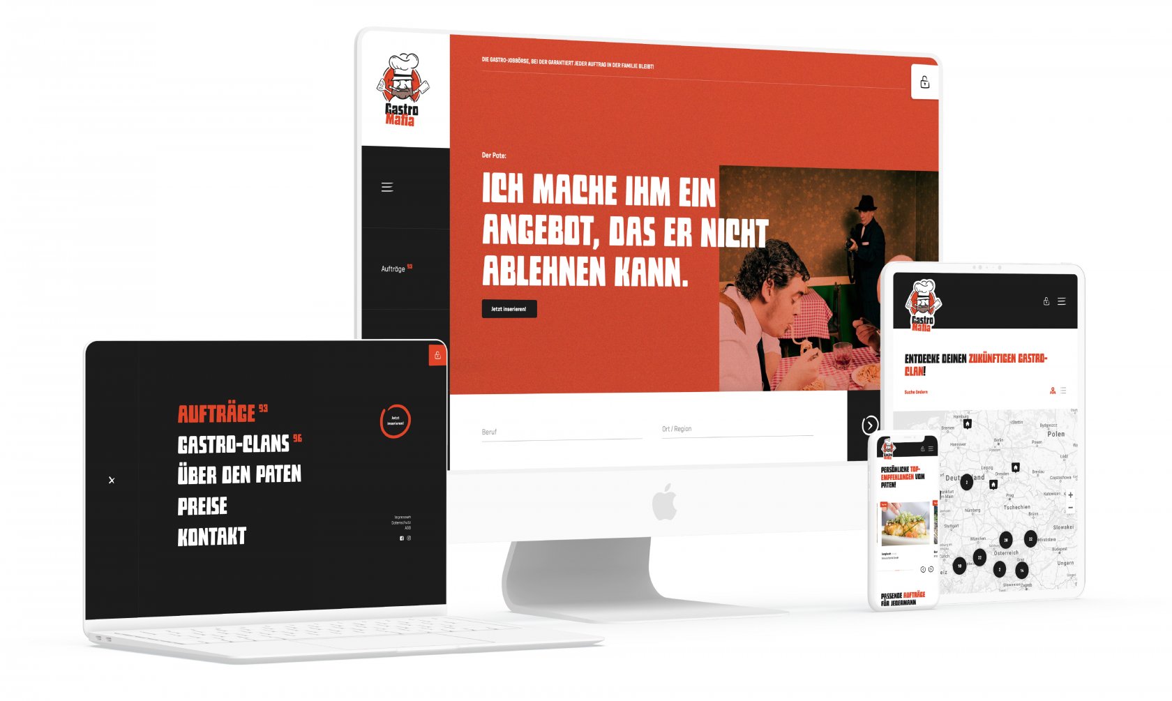 gastromafia website 1 moremedia werbeagentur linz