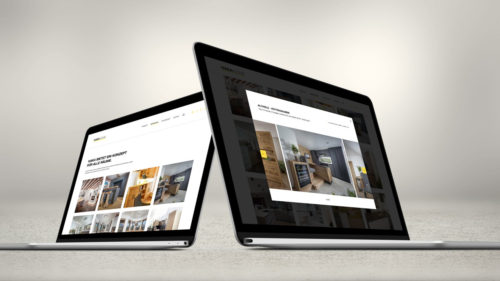 HAKA Küche - Webdesign von MOREMEDIA®