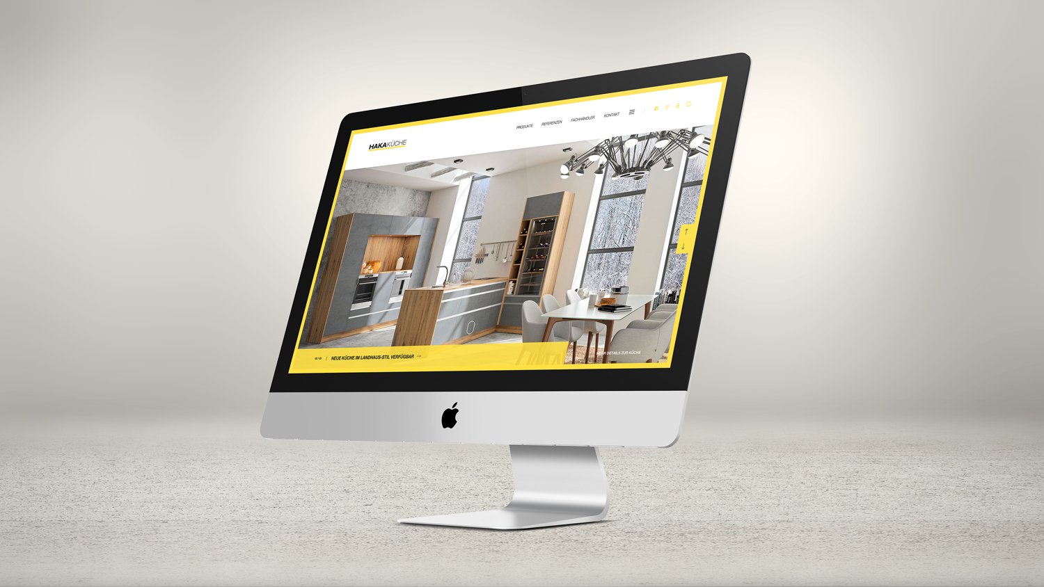 HAKA Küche - Webdesign von MOREMEDIA®