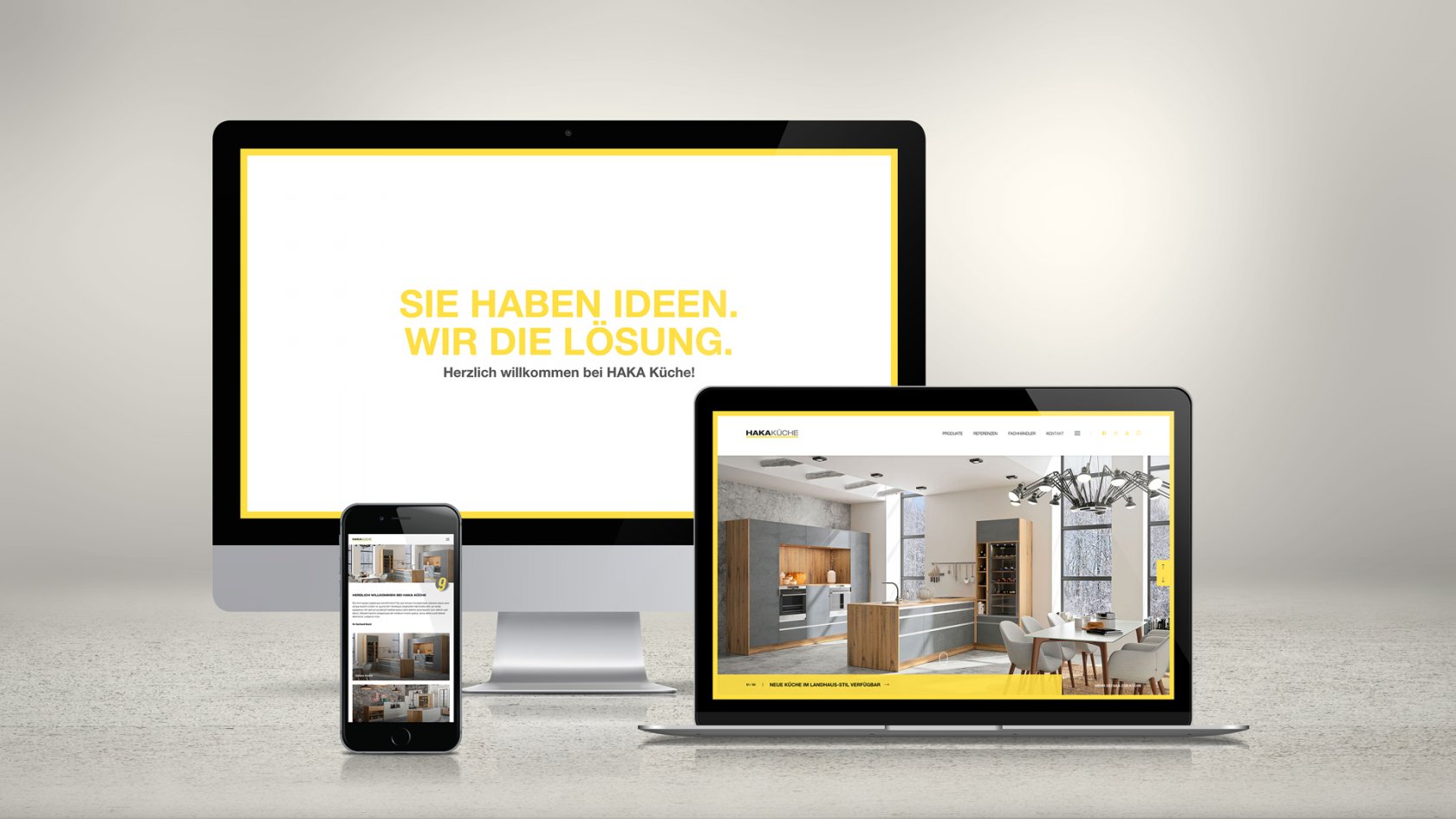 HAKA Küche - Webdesign von MOREMEDIA®