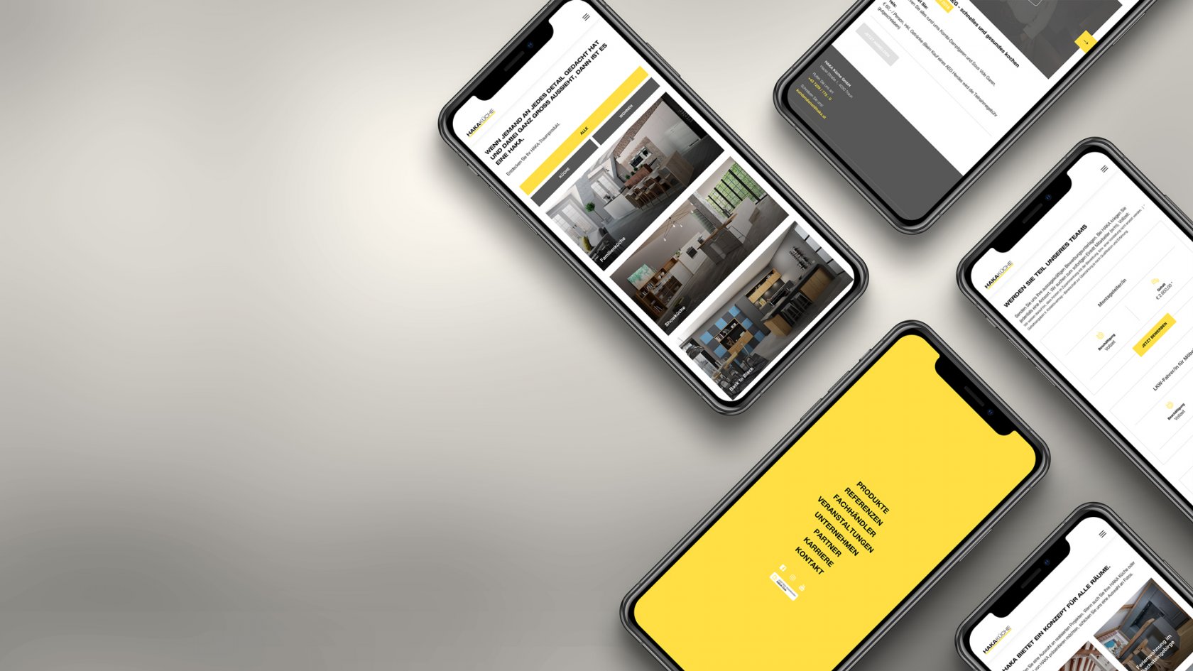 HAKA Küche - Webdesign von MOREMEDIA®