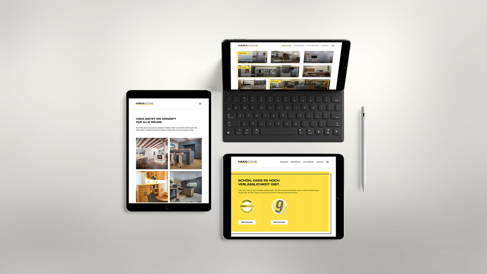 HAKA Küche - Webdesign von MOREMEDIA®