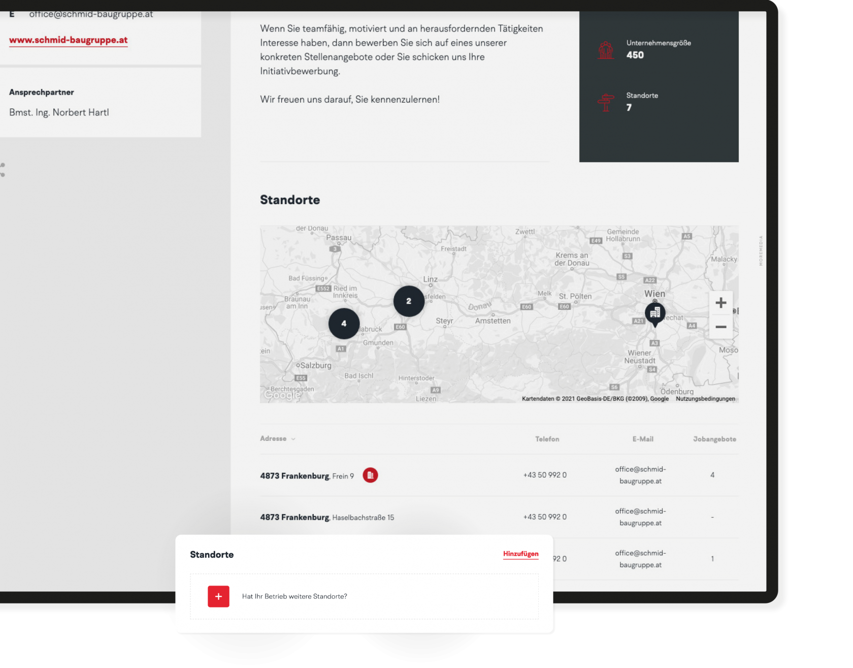Jobs am Bau – Das neue Bau-Jobportal Österreichs | MOREMEDIA® Jobs am Bau – Das neue Bau-Jobportal Österreichs | MOREMEDIA®