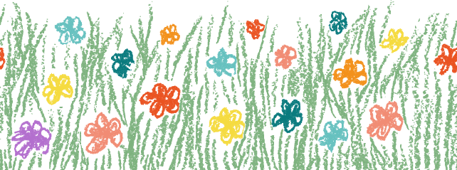 kinder pvz illustration blumenwiese mobil