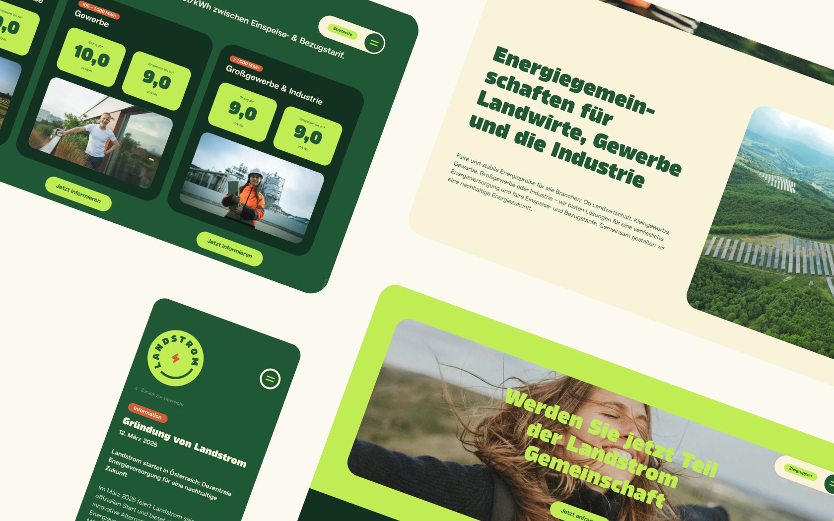 landstrom web screens