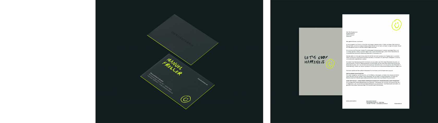 Genussfabrik – Corporate Design Refresh und Website | MOREMEDIA® Genussfabrik – Corporate Design Refresh und Website | MOREMEDIA®