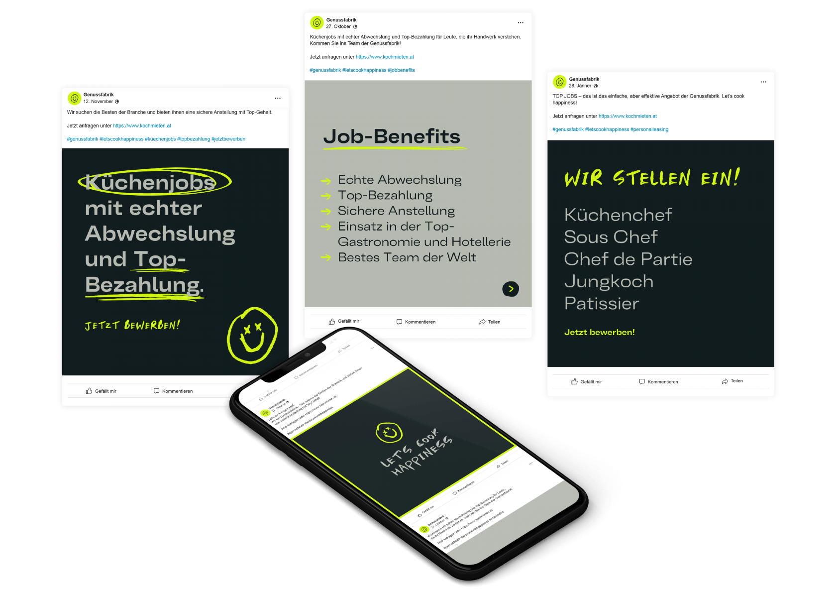 Genussfabrik – Corporate Design Refresh und Website | MOREMEDIA® Genussfabrik – Corporate Design Refresh und Website | MOREMEDIA®