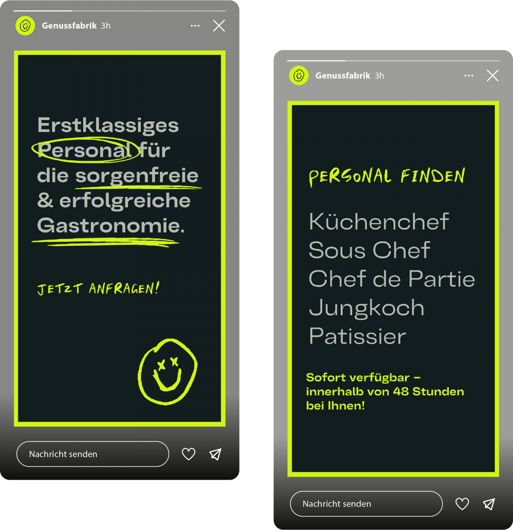 Genussfabrik – Corporate Design Refresh und Website | MOREMEDIA® Genussfabrik – Corporate Design Refresh und Website | MOREMEDIA®