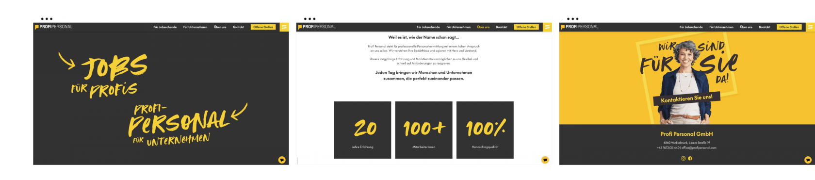 moremedia werbeagentur linz profi personal screen 1