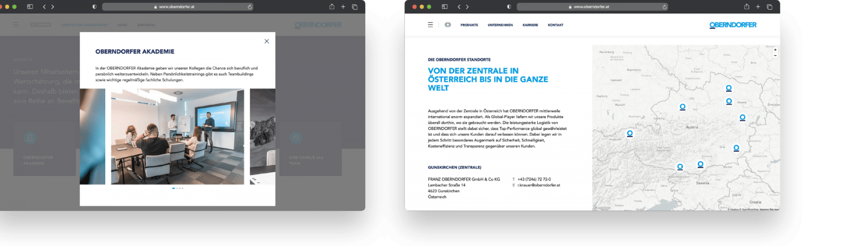 OBERNDORFER – Neue Website für den Pionier im Bereich Betonfertigteile | MOREMEDIA® OBERNDORFER – Neue Website für den Pionier im Bereich Betonfertigteile | MOREMEDIA®
