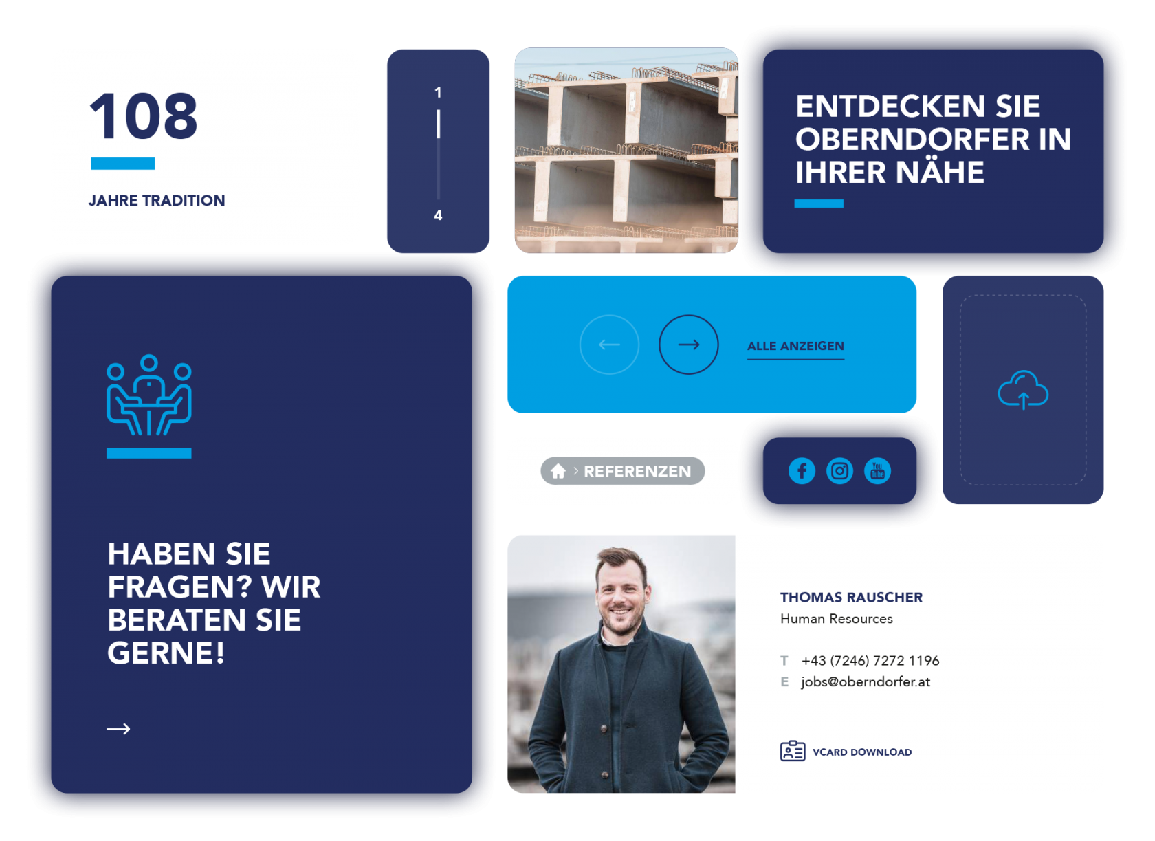 OBERNDORFER – Neue Website für den Pionier im Bereich Betonfertigteile | MOREMEDIA® OBERNDORFER – Neue Website für den Pionier im Bereich Betonfertigteile | MOREMEDIA®