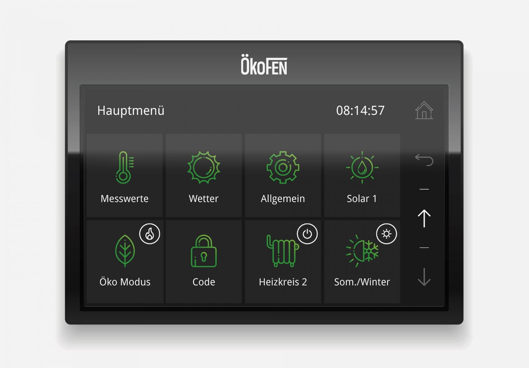 User Interface für ÖkoFEN Heizungsregler User Interface für ÖkoFEN Heizungsregler