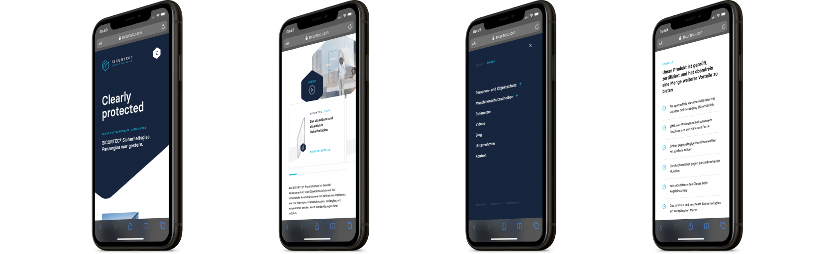 sicurtec website iphone 1 moremedia werbeagentur linz