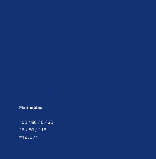 Die Farbwelt von Air Ambulante Technology - Marineblau