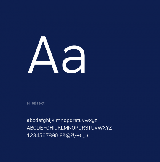 Typografiebeispiel für Air Ambulante Technology