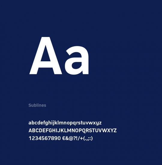 Typografiebeispiel für Air Ambulante Technology