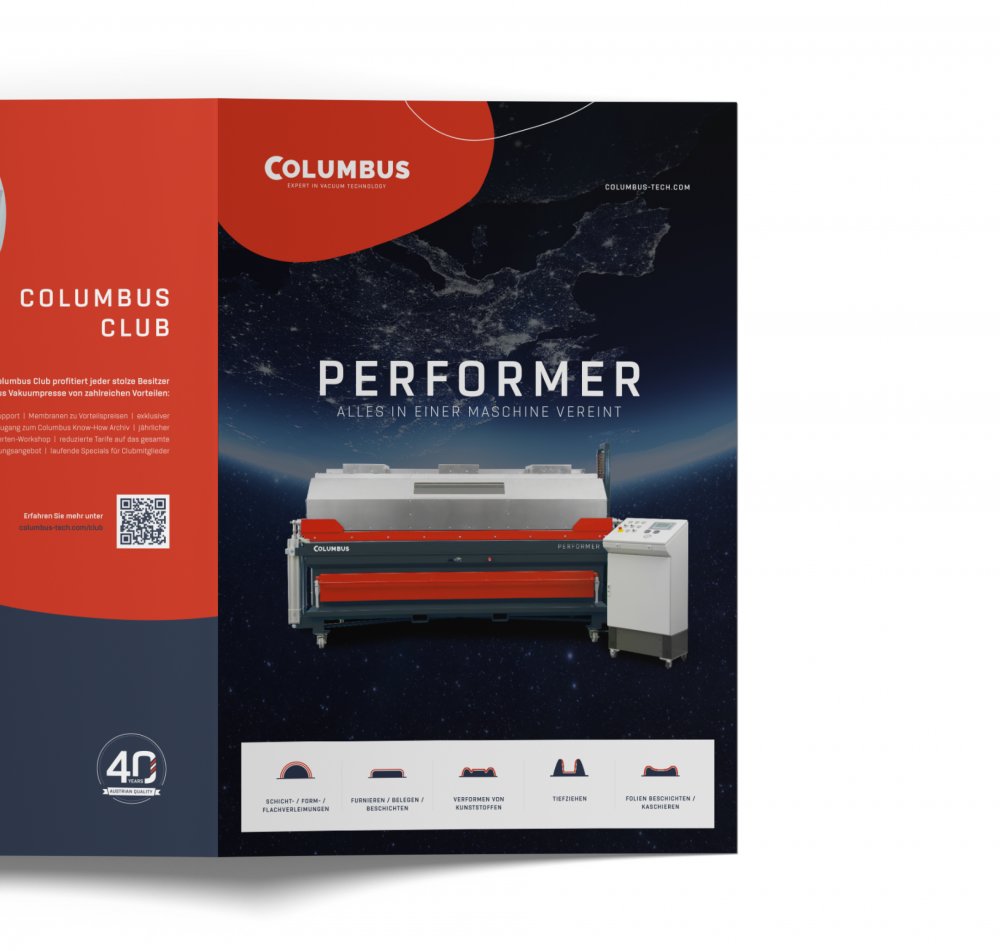 Columbus GmbH – Creating new horizons in vacuum press technology.  |  MOREMEDIA®